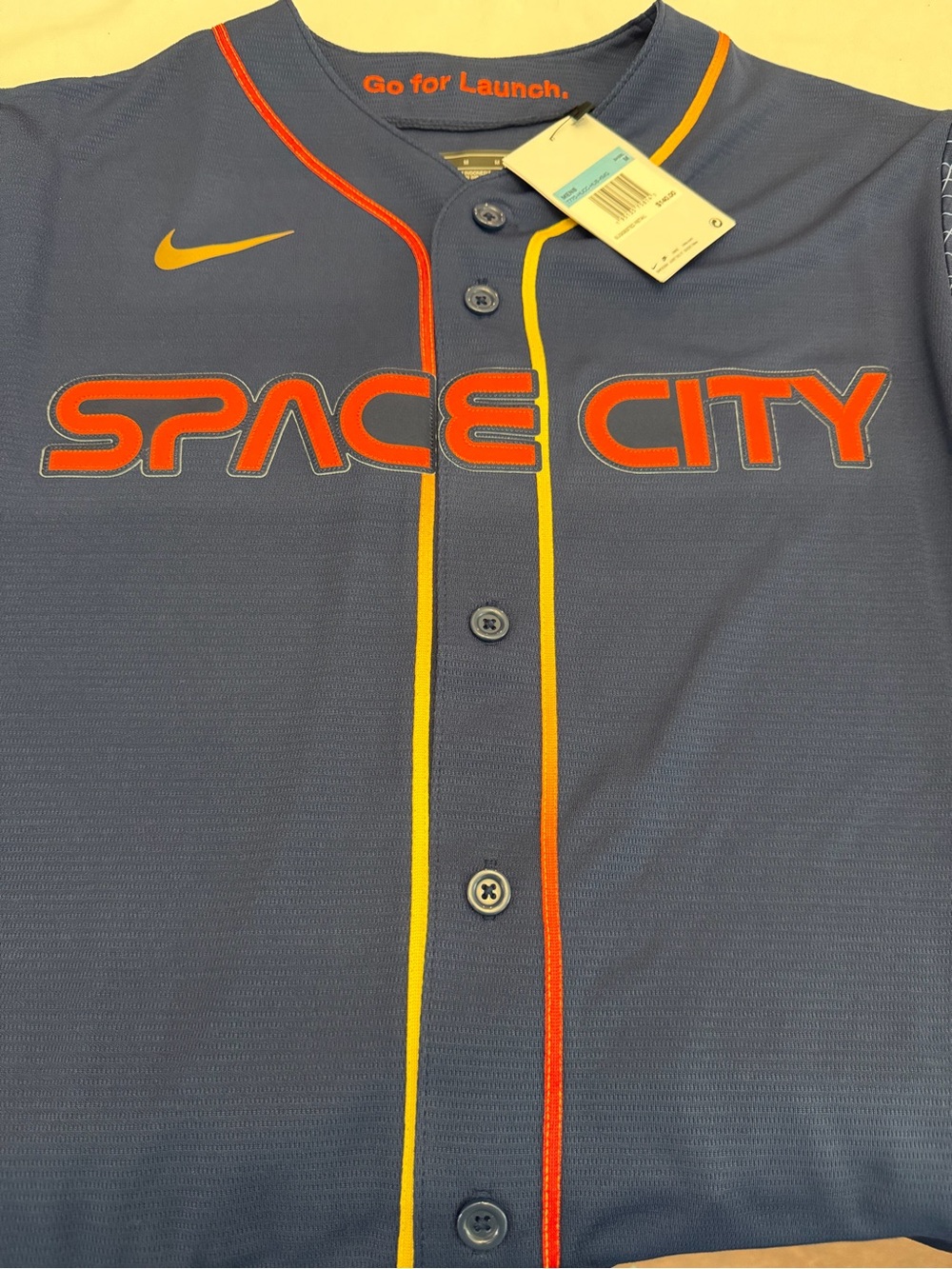 Houston Astros Jersey City Connect Space City Med NWT.   “NO NAME ON BACK” - Picture 6 of 9